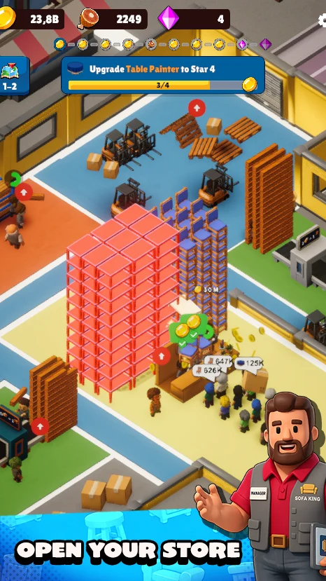 Idle Furniture Store screenshot